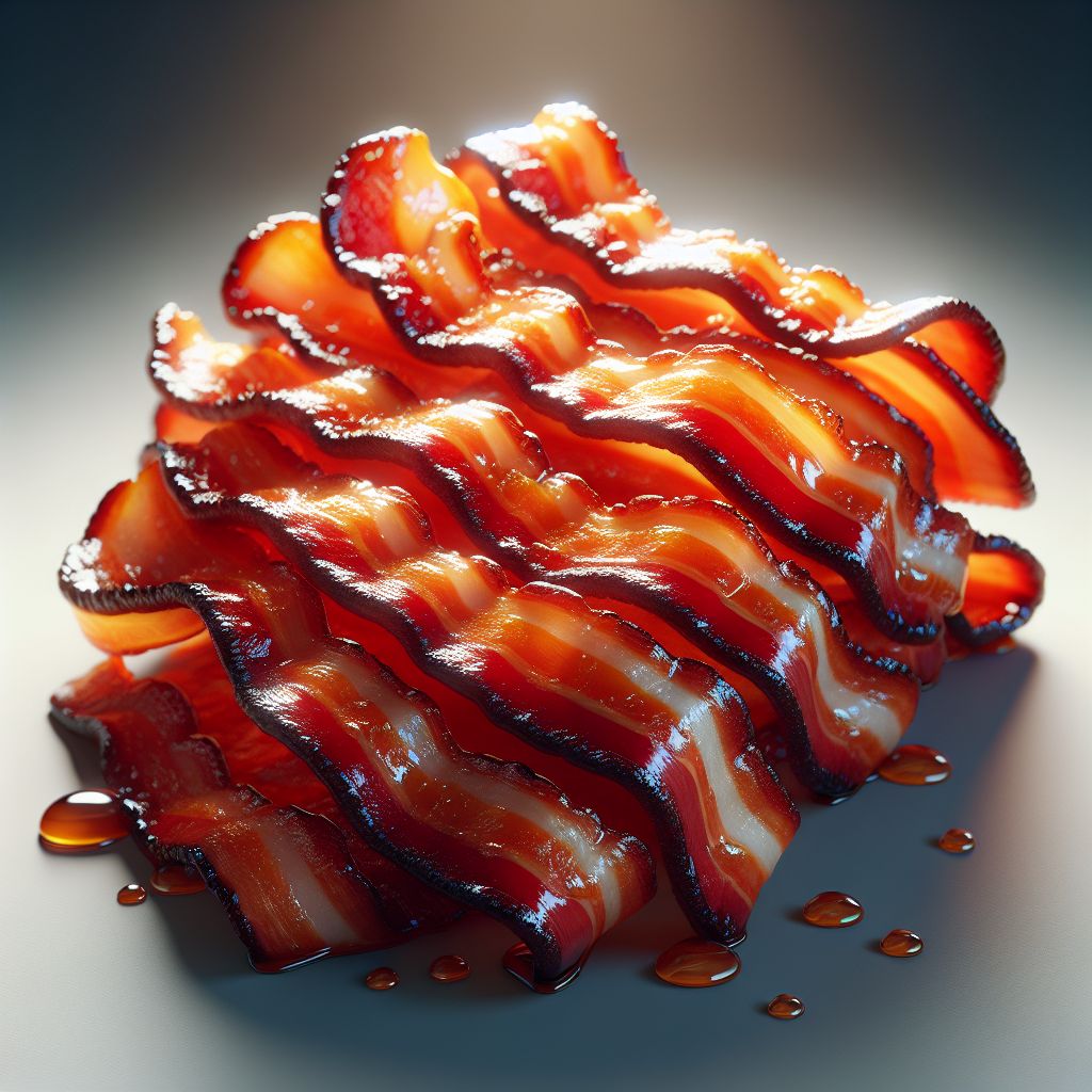 Picture of a Caramelized Bacon