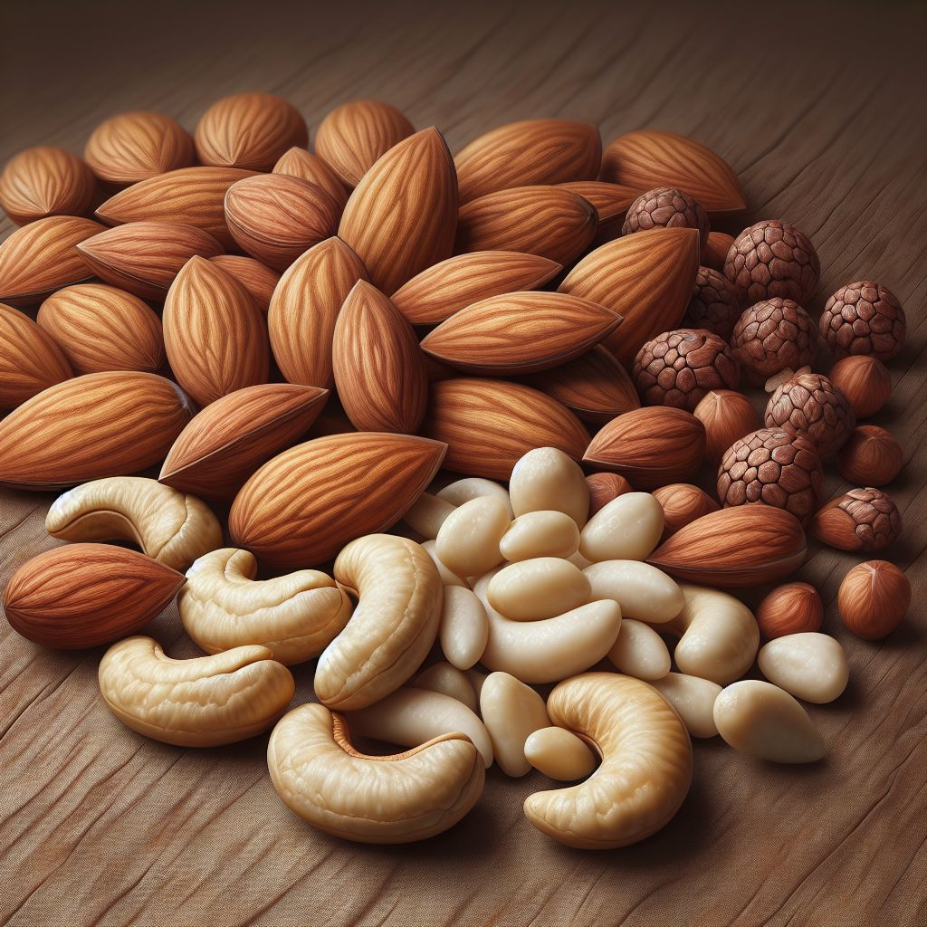 Picture of a Nuts (Almonds, Pine Nuts, Cashews)