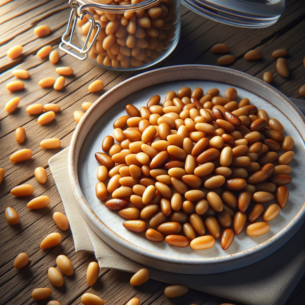 Picture of a Roasted Pine Nuts